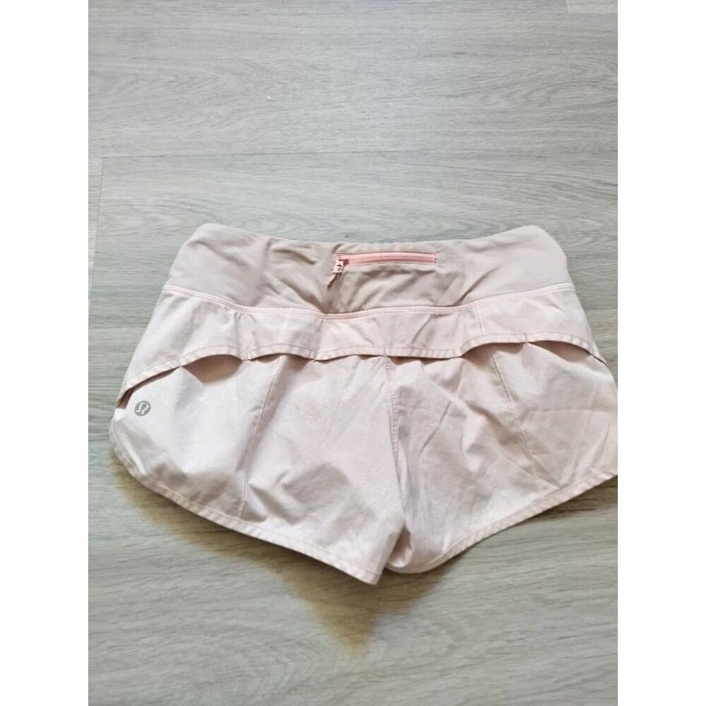 Lululemon Run.Speed Short Blush Quartz sz 4 Blush Quartz